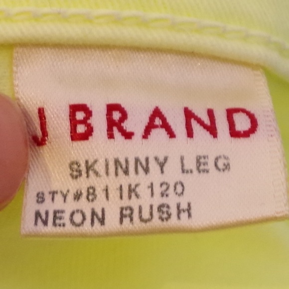 J Brand "Neon Rush" Skinny Leg Pant- Sz. 24 - Picture 4 of 6